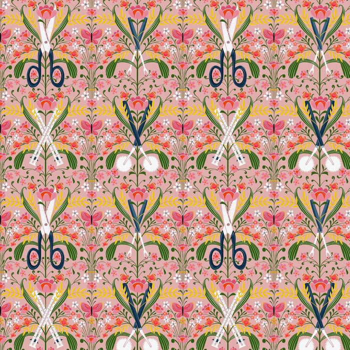 Magic Makers by Cori Dantini - Large Damask PWCD119.XPINK - November 2024 - Modern Fabric Shoppe