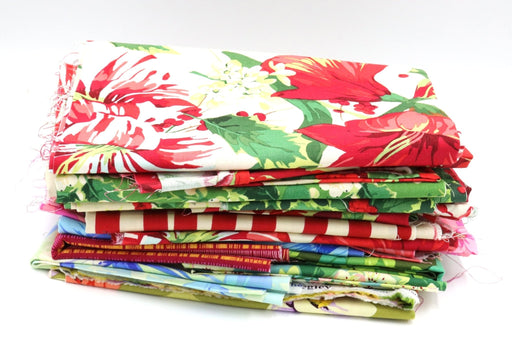 Martha Negley Nation of Flowers/Christmas Scrap Bag 10 - Modern Fabric Shoppe