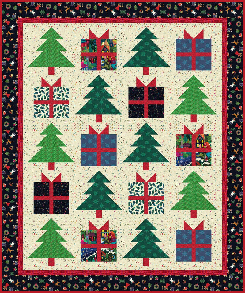 PRE-Order Sally Kelly- Merry Mornings Quilt Kit featuring Celestial Skies- May 2027