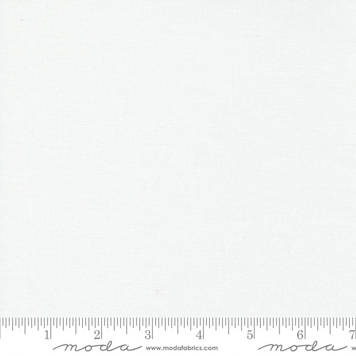 Moda Bella Solids - White Bleached 9900 98 - Half Yard - Modern Fabric Shoppe
