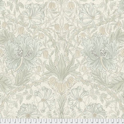 Morris & Company - Honeysuckle and Tulip PWWM032.IVORY - Half Yard - Modern Fabric Shoppe