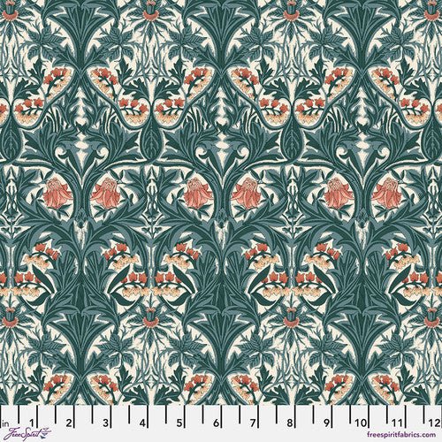 Morris & Company - LG Bluebell Webbs Blue PWWM116.WEBBSBLUE - Half Yard - Modern Fabric Shoppe