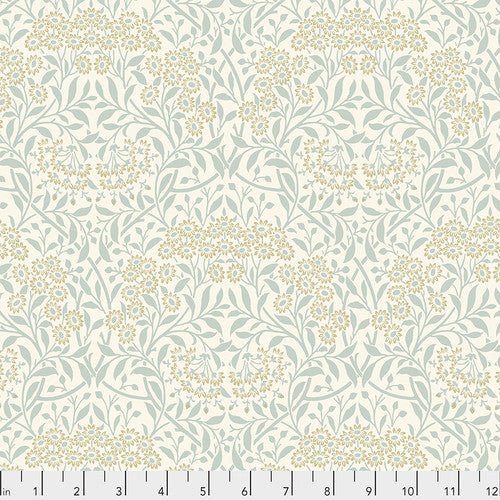 Morris & Company- Michaelmas Daisy PWWM035.IVORY- Half Yard - Modern Fabric Shoppe