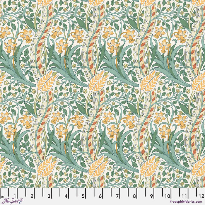 Morris & Company - Mini Daffodil PWWM074.SUNSHNE - Half Yard - Modern Fabric Shoppe