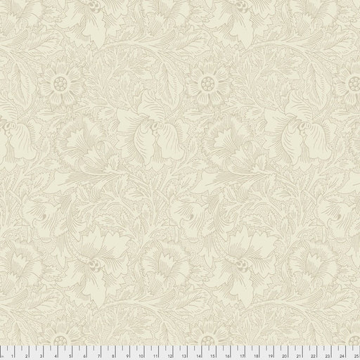 Morris & Company - Poppy PWWM029.CREAM - Half Yard - Modern Fabric Shoppe