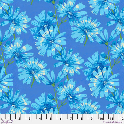 Nation of Flowers by Martha Negley - Chicory PWMN045.BLUE - March 2025 - Modern Fabric Shoppe