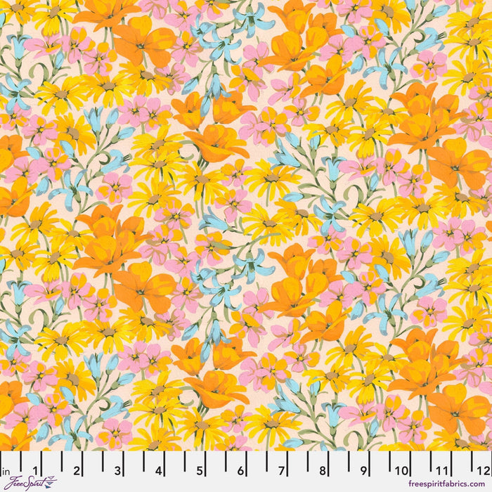 Nation of Flowers by Martha Negley - Pacific Coast PWMN054.GOLD - March 2025 - Modern Fabric Shoppe