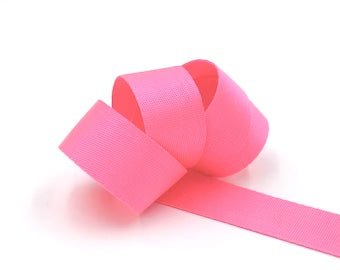 Neon Pink 1.5 inch (38mm) width Nylon Webbing- by the yard - Modern Fabric Shoppe