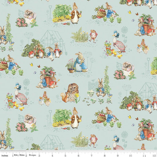 Peter Rabbit & Friends for Riley Blake Designs - Character Blue C15861 - BLUE - Half Yard January 2025 - Modern Fabric Shoppe