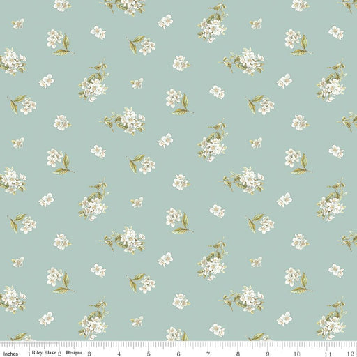 Peter Rabbit & Friends for Riley Blake Designs - Jasmine Blue C15864 - BLUE - Half Yard January 2025 - Modern Fabric Shoppe