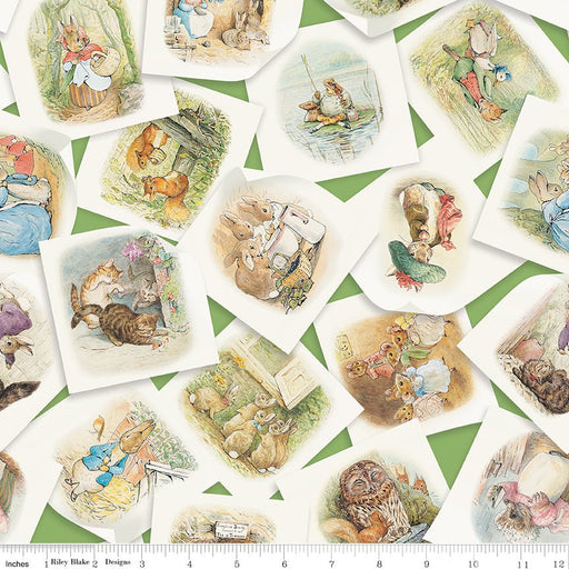 Peter Rabbit & Friends for Riley Blake Designs - Main Green C15860 - GREEN - Half Yard January 2025 - Modern Fabric Shoppe