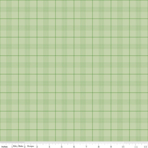 Peter Rabbit & Friends for Riley Blake Designs - Plaid Green C15865 - FERN - Half Yard January 2025 - Modern Fabric Shoppe