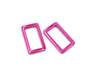 Pink 1 inch (25mm) Rectangle Ring - Set of 2 - Modern Fabric Shoppe