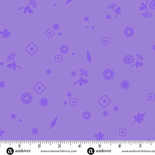 Postmark by Alison Glass- Margin A-1129-P Lilac- Half Yard- April 2024 - Modern Fabric Shoppe