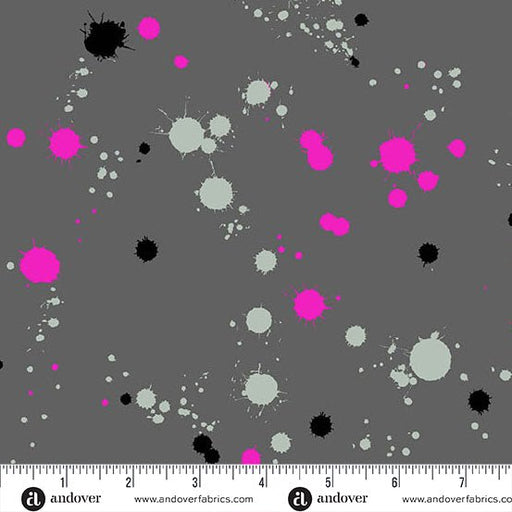 PRE - Order 40 by Giucy Giuce - Spatter A - 1402 - C Dayglo - Half Yard - June 2025 - Modern Fabric Shoppe