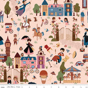 PRE - Order A Spoonful Of Sugar by Jennifer Long - Cherry Tree Lane Main CD17080 - CHAMPAGNE - Half Yard February 2026 - Modern Fabric Shoppe