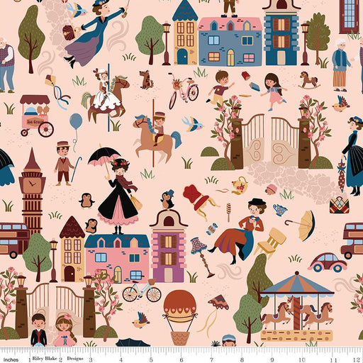 PRE - Order A Spoonful Of Sugar by Jennifer Long - Cherry Tree Lane Main CD17080 - CHAMPAGNE - Half Yard February 2026 - Modern Fabric Shoppe