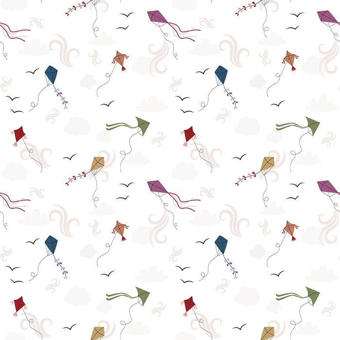 PRE - Order A Spoonful Of Sugar by Jennifer Long - Let's Go Fly a Kite C17083 - CLOUD - Half Yard February 2026 - Modern Fabric Shoppe