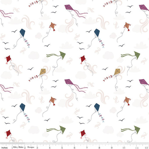 PRE - Order A Spoonful Of Sugar by Jennifer Long - Let's Go Fly a Kite C17083 - CLOUD - Half Yard February 2026 - Modern Fabric Shoppe