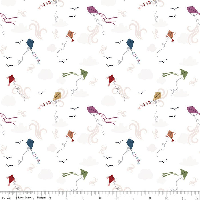 PRE - Order A Spoonful Of Sugar by Jennifer Long - Let's Go Fly a Kite C17083 - CLOUD - Half Yard February 2026 - Modern Fabric Shoppe