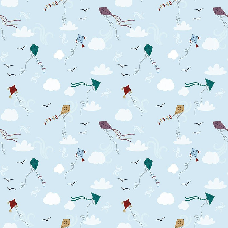 PRE - Order A Spoonful Of Sugar by Jennifer Long - Let's Go Fly a Kite C17083 - SKY - Half Yard February 2026 - Modern Fabric Shoppe