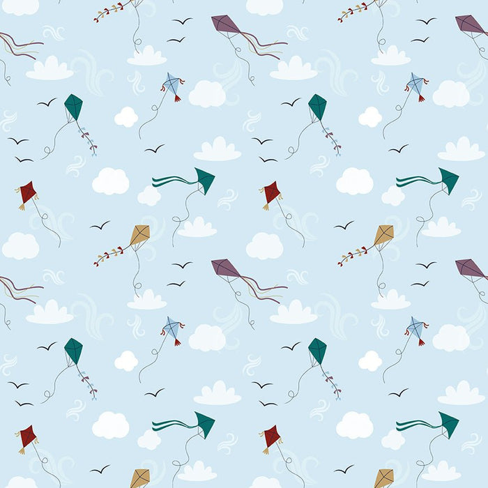 PRE - Order A Spoonful Of Sugar by Jennifer Long - Let's Go Fly a Kite C17083 - SKY - Half Yard February 2026 - Modern Fabric Shoppe