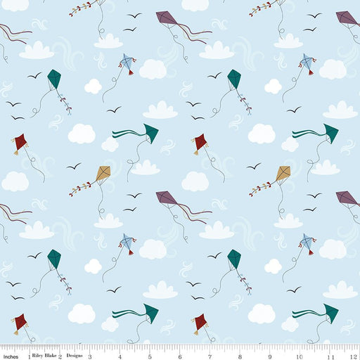 PRE - Order A Spoonful Of Sugar by Jennifer Long - Let's Go Fly a Kite C17083 - SKY - Half Yard February 2026 - Modern Fabric Shoppe