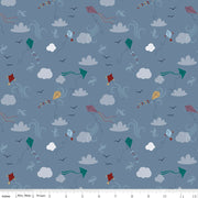 PRE - Order A Spoonful Of Sugar by Jennifer Long - Let's Go Fly a Kite C17083 - STORM - Half Yard February 2026 - Modern Fabric Shoppe