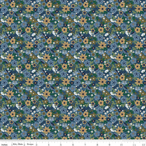 PRE - Order A Spoonful Of Sugar by Jennifer Long - Park Garden C17084 - BLUEBERRY - Half Yard February 2026 - Modern Fabric Shoppe