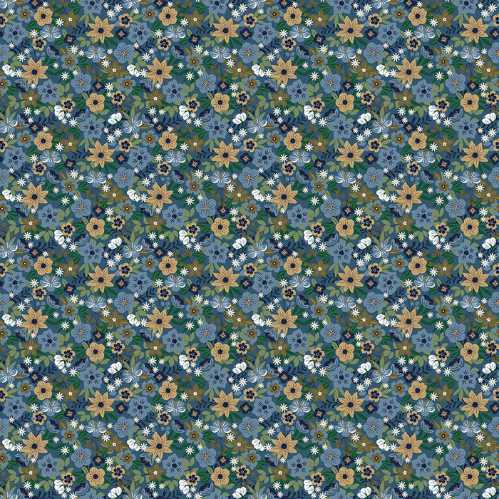 PRE - Order A Spoonful Of Sugar by Jennifer Long - Park Garden C17084 - BLUEBERRY - Half Yard February 2026 - Modern Fabric Shoppe