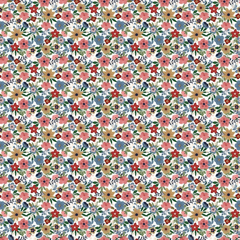 PRE - Order A Spoonful Of Sugar by Jennifer Long - Park Garden C17084 - CLOUD - Half Yard February 2026 - Modern Fabric Shoppe