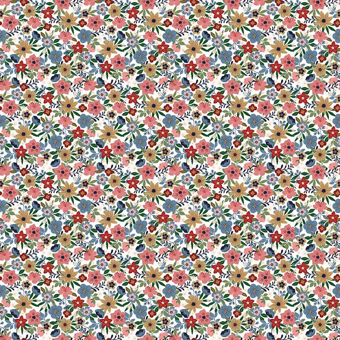 PRE - Order A Spoonful Of Sugar by Jennifer Long - Park Garden C17084 - CLOUD - Half Yard February 2026 - Modern Fabric Shoppe