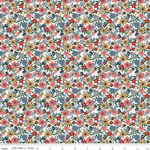 PRE - Order A Spoonful Of Sugar by Jennifer Long - Park Garden C17084 - CLOUD - Half Yard February 2026 - Modern Fabric Shoppe