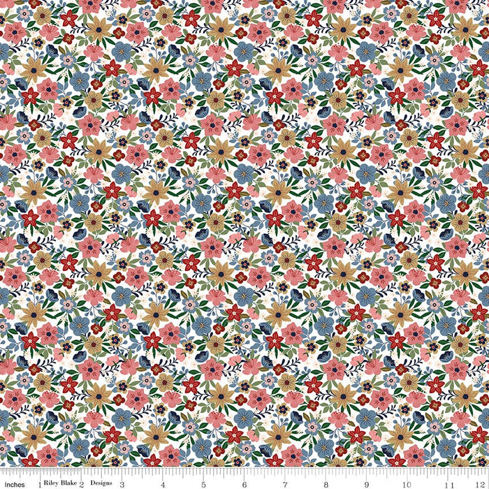 PRE - Order A Spoonful Of Sugar by Jennifer Long - Park Garden C17084 - CLOUD - Half Yard February 2026 - Modern Fabric Shoppe
