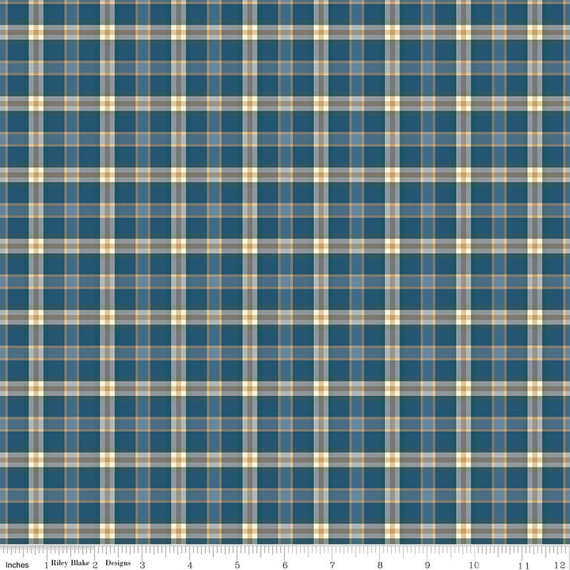 PRE - Order A Spoonful Of Sugar by Jennifer Long - Plaid Poppins C17087 - EVENING - Half Yard February 2026 - Modern Fabric Shoppe