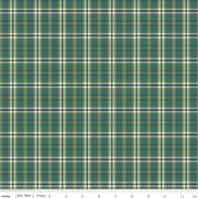 PRE - Order A Spoonful Of Sugar by Jennifer Long - Plaid Poppins C17087 - GRASS - Half Yard February 2026 - Modern Fabric Shoppe