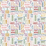 PRE - Order A Spoonful Of Sugar by Jennifer Long - Storybook C17085 - CLOUD - Half Yard February 2026 - Modern Fabric Shoppe