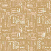 PRE - Order A Spoonful Of Sugar by Jennifer Long - Storybook C17085 - GOLD - Half Yard February 2026 - Modern Fabric Shoppe