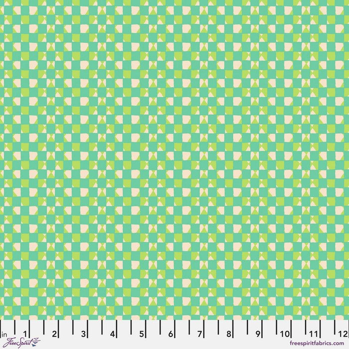 PRE-ORDER A Spring in Paris by Nathalie Lete- Hatbox PWNL040.JADE- Half Yard- September 2024 - Modern Fabric Shoppe