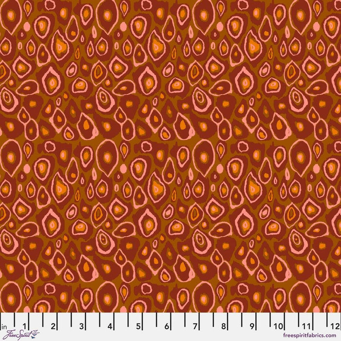 PRE-ORDER A Spring in Paris by Nathalie Lete- Tiger Eye PWNL044.RUST- Half Yard- September 2024 - Modern Fabric Shoppe