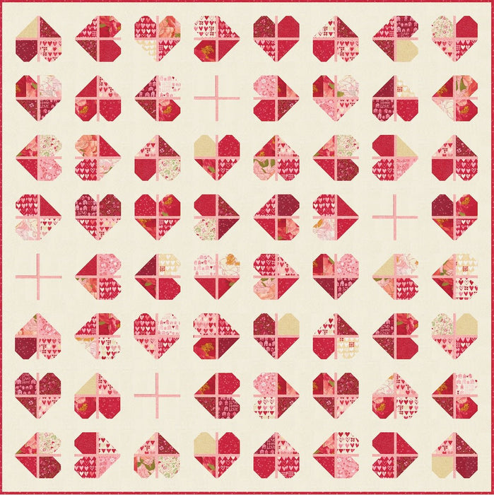 PRE - ORDER Additional Love Quilt Kit featuring Darling Peony by Robin Pickens - November 2025 - Modern Fabric Shoppe