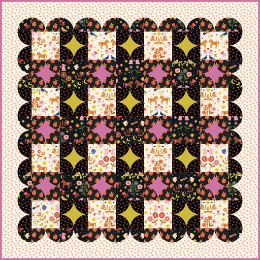 PRE - Order Alexia Marcella Abegg - Gingham Glitz Quilt Kit featuring Mystic Fable - March 2026 - Modern Fabric Shoppe