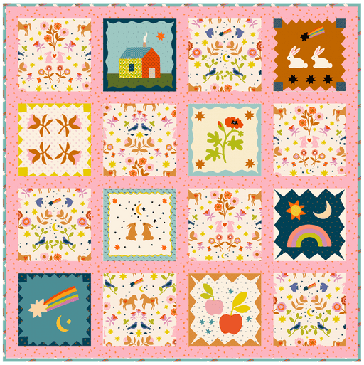 PRE - Order Alexia Marcella Abegg - Mystic Fable Panel Small Quilt Kit featuring Mystic Fable - March 2026 - Modern Fabric Shoppe