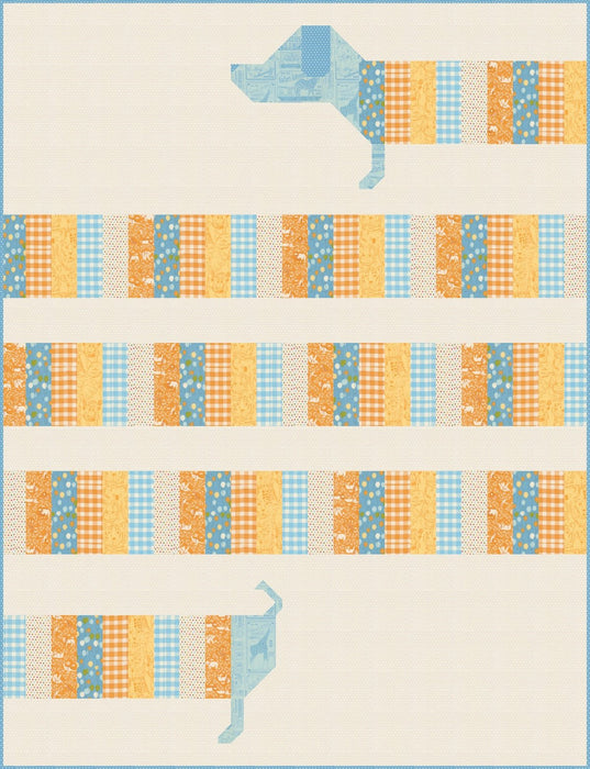 PRE - ORDER All Wrapped Up Quilt Kit featuring Animal Park Fun by Stacy Iest Hsu - January 2026 - Modern Fabric Shoppe