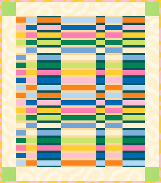 PRE - Order Along These Lines Quilt Kit featuring Groove by Emily Van Hoff - May 2025 - Modern Fabric Shoppe