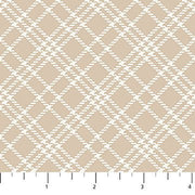 PRE - Order Always By My Side by Figo Studio - Checks 91331 - 30 Taupe - Half Yard - August 2026 - Modern Fabric Shoppe
