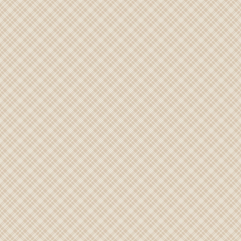 PRE - Order Always By My Side by Figo Studio - Checks 91331 - 30 Taupe - Half Yard - August 2026 - Modern Fabric Shoppe