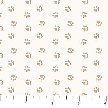PRE - Order Always By My Side by Figo Studio - Paws 91332 - 11 Cream - Half Yard - August 2026 - Modern Fabric Shoppe