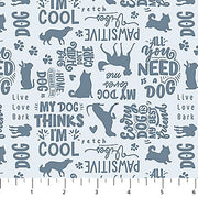 PRE - Order Always By My Side by Figo Studio - Quotes 91328 - 40 Blue - Half Yard - August 2026 - Modern Fabric Shoppe