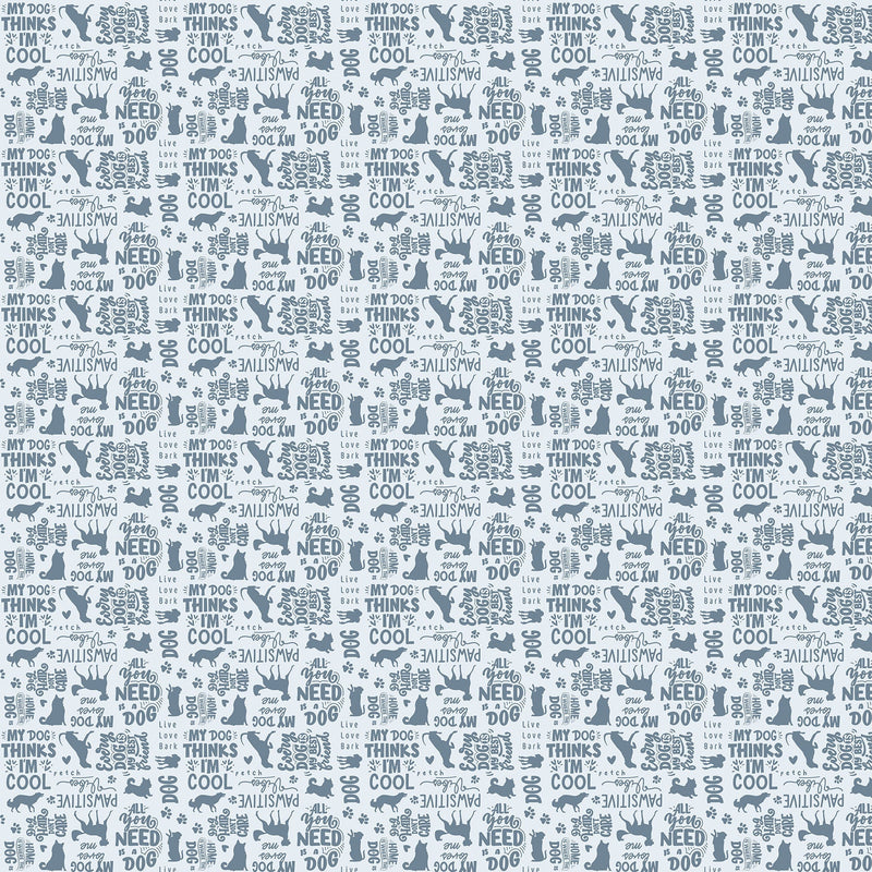 PRE - Order Always By My Side by Figo Studio - Quotes 91328 - 40 Blue - Half Yard - August 2026 - Modern Fabric Shoppe
